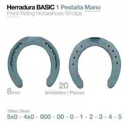 HERRADURA BASIC 1 PESTAÑA MANO 20uds