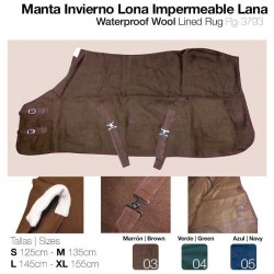 MANTA INVIERNO LONA IMPERMEABLE LANA